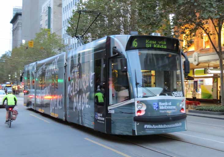 Yarra Trams Combino Bank of Melbourne 3508